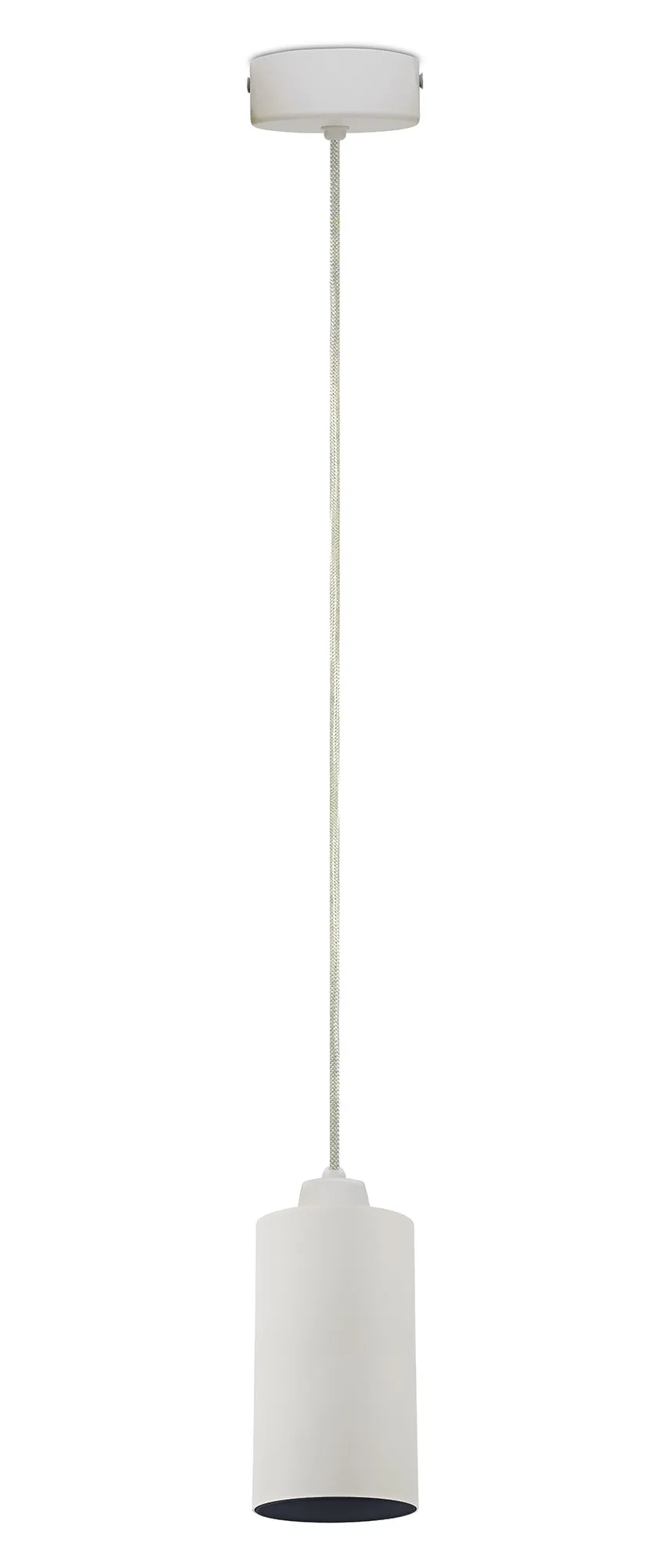 DL350096  Eos 20 P, 20W White & Black LED Pendant Spotlight 1560lm 40° 4000K IP20